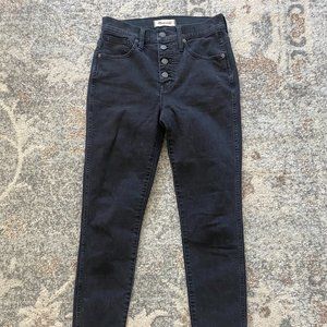 Madewell 10 in high rise skinny jean